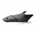 SEAT BLACK W/ GREY LOGO