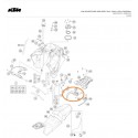 6031200900030 AGARRADERA DERECHA KTM ADVENTURE 1190 GRIS