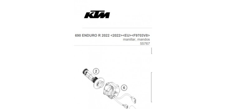 Throttle Grip E-Gas closed