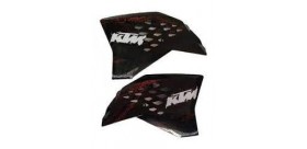 7730805410030D KTM EXC 09 BLACK TANK COVER KIT