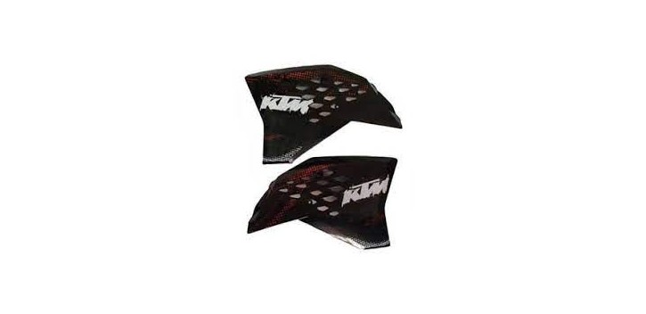 7730805410030D KTM EXC 09 BLACK TANK COVER KIT