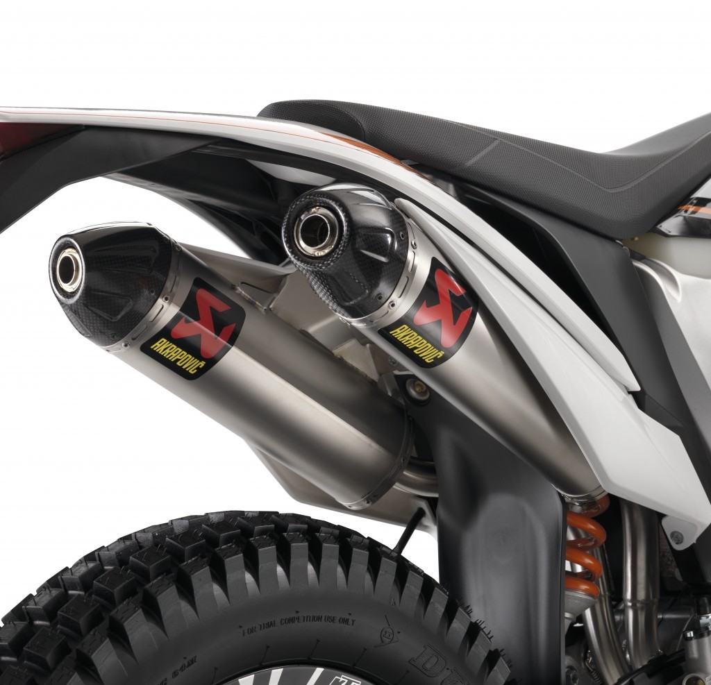 SLIP-ON FACTORY SILENCER AKRAPOVIC KTM FREERIDE 350 - KTM SIEBLA