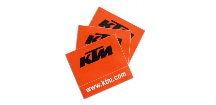 KTM LOGO STICKERS