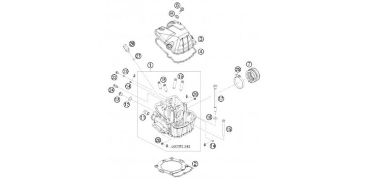 VALVE GUIDE EXHAUST