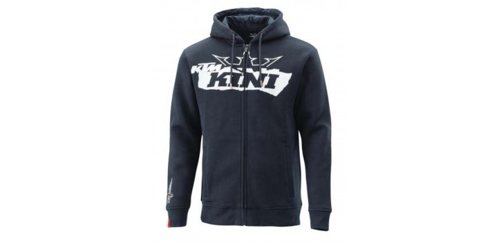 KTM RIPPED LOGO ZIP HOODIE