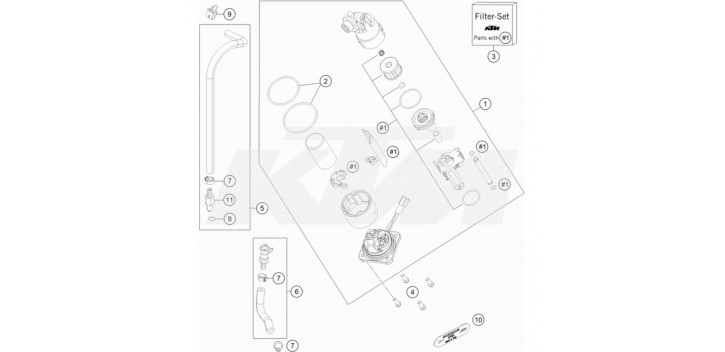 FUEL PUMP FOR KTM