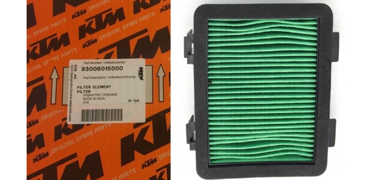 93006015000 FILTRO DE AIRE KTM 125 200 250 390 DUKE ADVENTURE RC