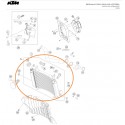  76535010300 RADIADOR KTM 690 ENDURO R / SMC  15-18