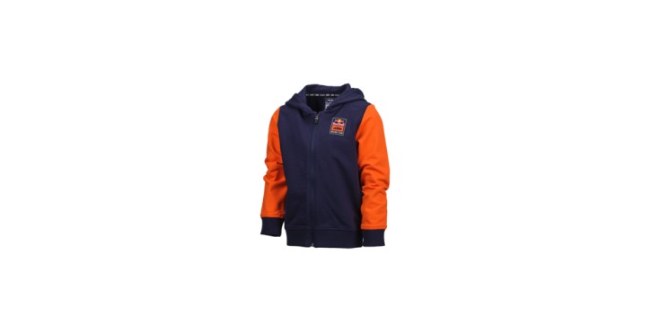 3RB2400616 SUDADERA KTM  CON CAPUCHA Y CREMALLERA RB APEX PARA NIÑOS