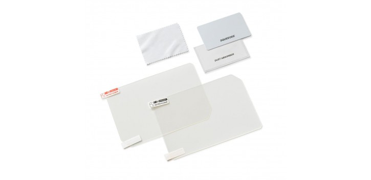 Adhesive display protection
