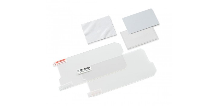 Adhesive display protection