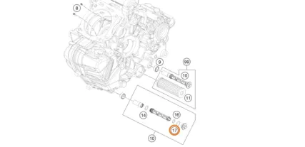 0770170200 JUNTA TÓRICA  KTM  17,00 X 2,00