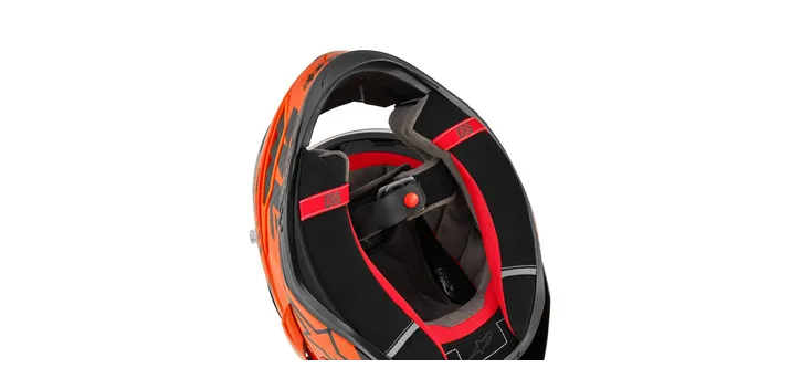 Ktm R10 Helmet Supertech R10 Carbon Helmet - Racing, Pinlock 120, A-Head, Double D