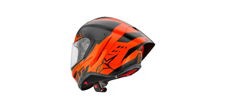 Ktm R10 Helmet Supertech R10 Carbon Helmet - Racing, Pinlock 120, A-Head, Double D