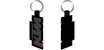 3PW260015000 LLAVERO KTM GRIS/NEGRO