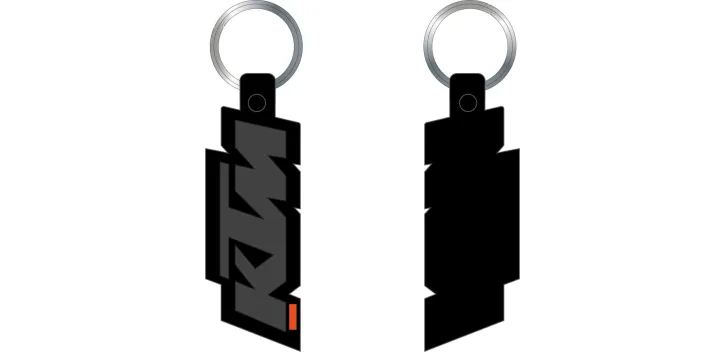 3PW260015000 LLAVERO KTM GRIS/NEGRO