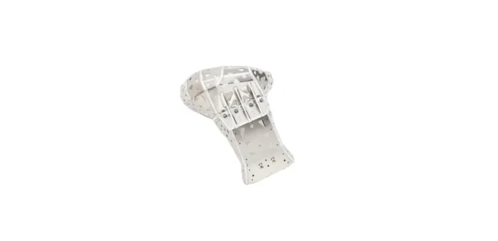 P-Tech Skid Plate with Exhaust Guard KTM EXC 250/300 24–26 | Billet Aluminum