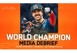 Manuel Lettenbichler conquista su quinto título mundial consecutivo de Hard Enduro con KTM