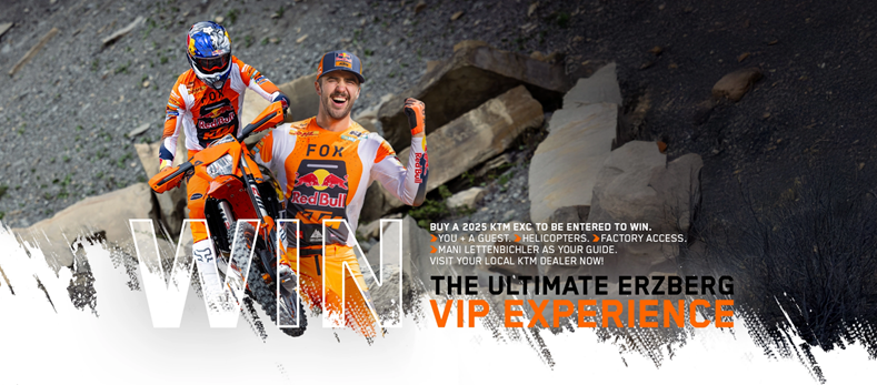 Vive el Sueño Enduro: Compra una KTM EXC 2025 y Gana una Experiencia Única en el Red Bull Erzbergrodeo