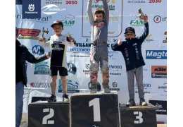 Hugo Jiménez brilla en Villanueva de Córdoba con su primera gran victoria en 50SX